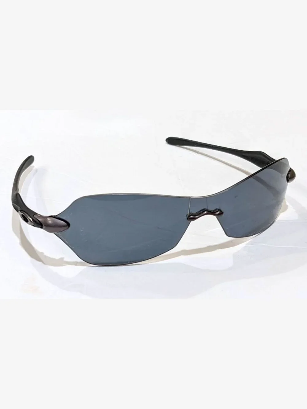 Oakley DARTBOARD Matte Black Sunglasses Rimless Frame NO NOSEPADS